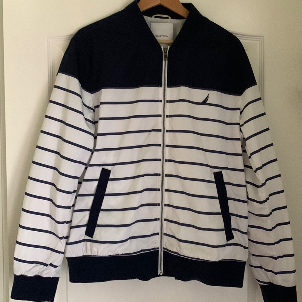 Nautica Men’s Rainbreaker Bomber Jacket